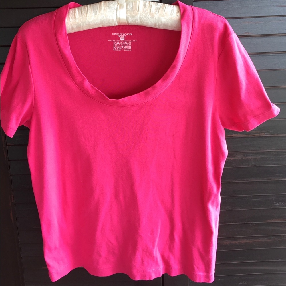 Jones New York Bright Pink Top